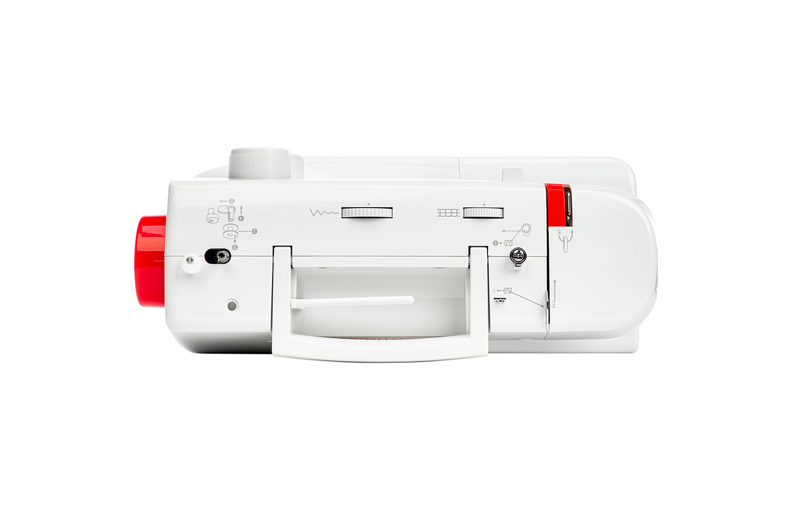 Photo d'une machine à coudre VERITAS Rachel vue de dessus