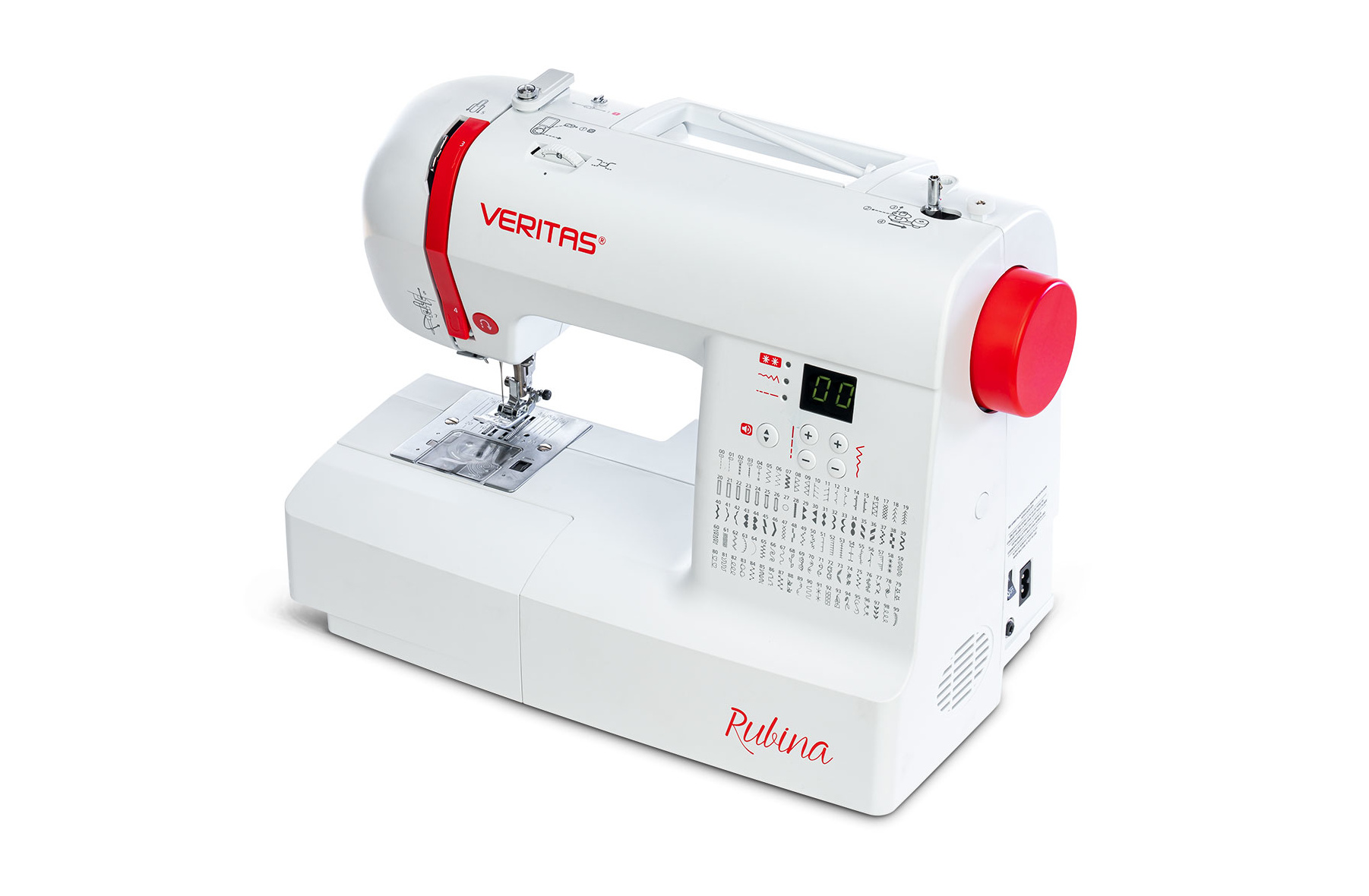 Photo d'une machine à coudre VERITAS Rubina gros plan