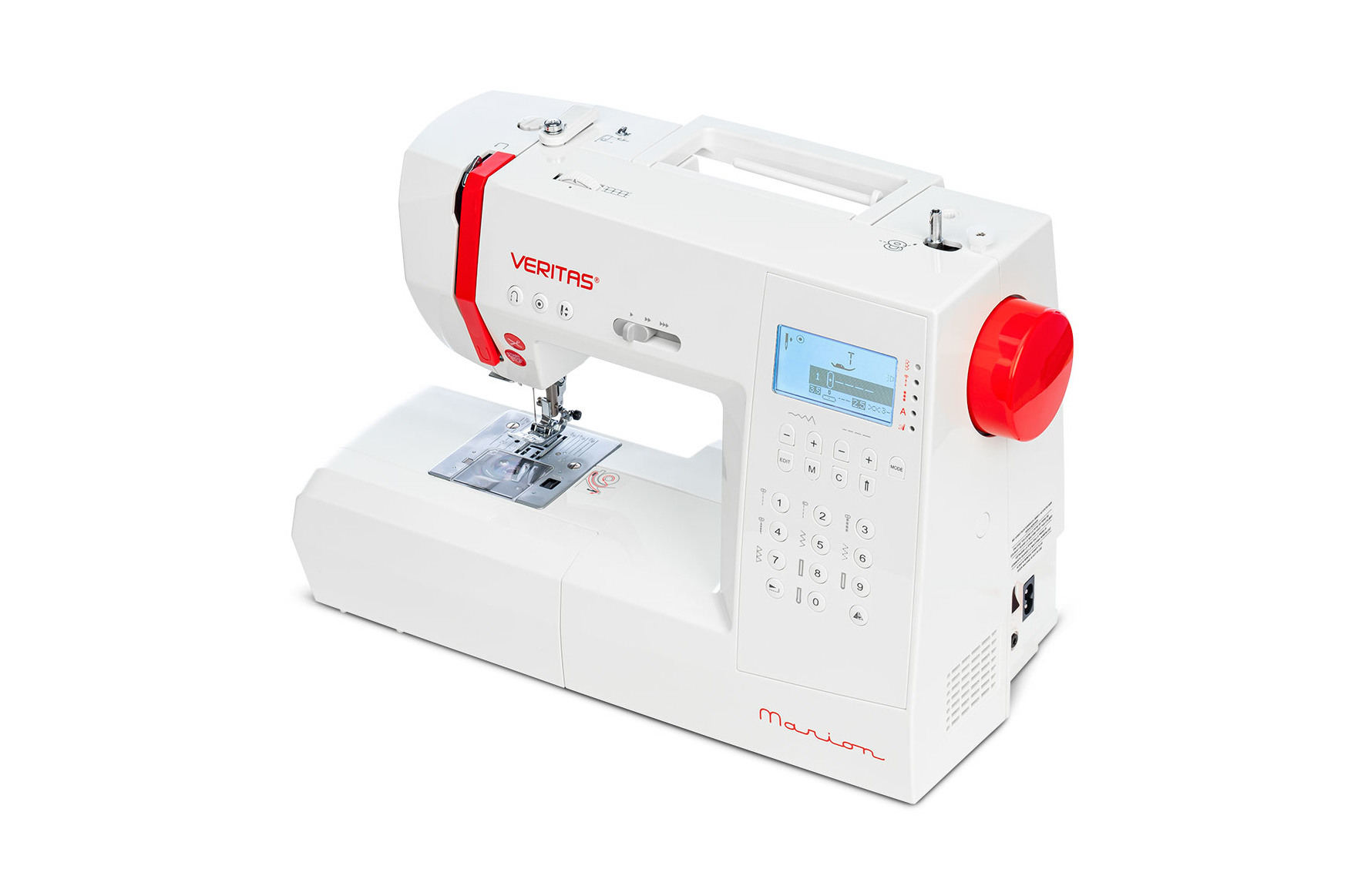 Photo d'une machine à coudre VERITAS Marion gros plan